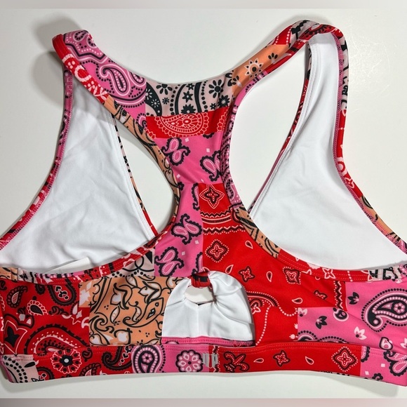 EleVen By Venus Williams Vintage 90s Inspired Tennis Bandana Babe Sports Bra | M - Picture 8 of 10